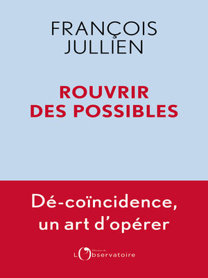 cover image of Rouvrir des possibles